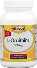 Vitacost L-Ornithine - 500 mg -