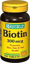 Biotine 300mcg - 100 comprimés,