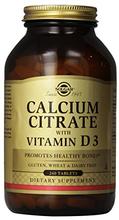 Solgar Calcium Citrate de vitamine