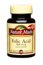 Nature Made Acide folique 400mcg,