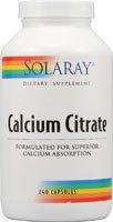 Solaray citrate de calcium - 240