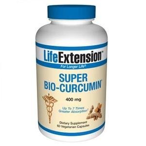 Prolongation de la vie Super Bio-curcumine, 400mg, capsules végétariennes, 60-Comte