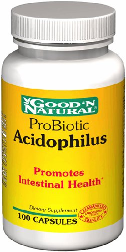 Acidophilus - Maintains balance of Intestinal Flora, 100 caps,(Good'n Natural)