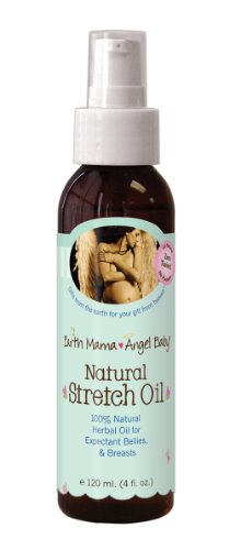 Earth Mama Angel Baby Oil stretch naturel, 4-once bouteille