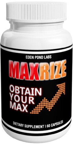 Maxrize-Natural Male Enhancement Pills pour de plus grandes érections pénis plus épais, 60ct (1 mois d'approvisionnement)