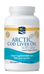 Nordic Naturals - Arctic Cod Liver Oil (Lemon) - 180ct