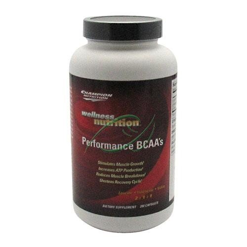 BCAA Performance stimule la croissance musculaire, 200 capsules, De Champion
