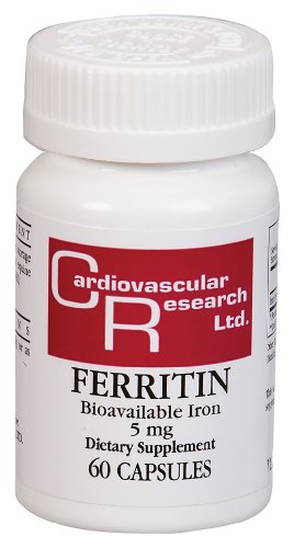 Cardiovascular Research - ferritine (fer biodisponible), 5 mg, 60 capsules
