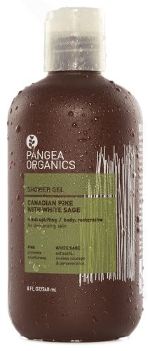 Gel Douche Pangea Organics, pin canadien Avec White Sage, 8,5 onces bouteille
