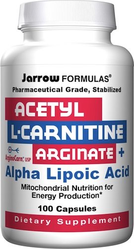Jarrow Formulas Acetyl L-Carnitine Arginate (ALCA)  and Alpha Lipoic Acid (ALA), 100 Capsules