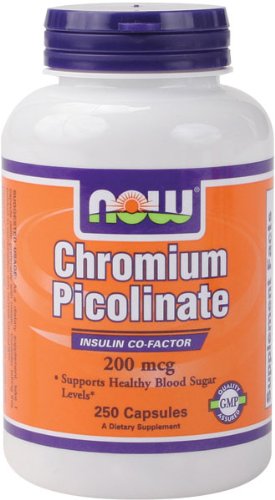 NOW Foods Chromium Picolinate 200 mcg, 250 Capsules
