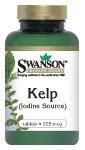 Kelp (Source iode) 225 mcg 250 Tabs - Swanson Premium