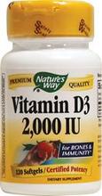 Nature Way vitamine D-3 2000 Iu,