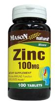 Mason Vitamins Zinc 100 Mg