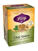 Yogi Chai thé vert, 16 sachets de