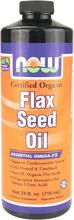 NOW Foods Flax Seed Oil, 24 onces