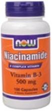 Now Foods Niacinamide 500 mg, 100