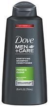 Dove Men + Care 2 en 1 shampoing,
