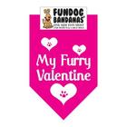 Fun Dog Bandana - My Valentine