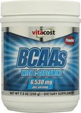 BCAA Glutamine avec Vitacost et la