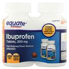 equate Ibuprofen 200mg comprimés,