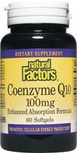 Natural Factors Coenzyme Q10 100mg