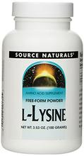 Source Naturals L-Lysine poudre,