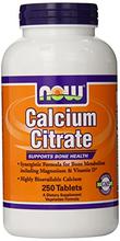 NOW Foods citrate de calcium, 250