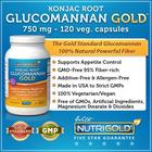 Glucomannan GOLD, fibre de racine