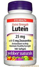 Webber Naturals lutéine 25 mg