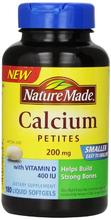 Nature Made calcium Petites 200 mg