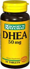 DHEA 50 mg, 50 comprimés, Good 'N