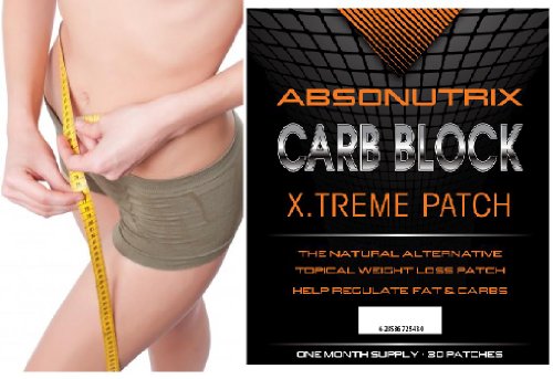 Absonutrix Carb Bloc X.treme Patch - 30 patchs - extrait de haricot blanc! Réduisez votre poids et votre corps Compact - 30 jours garantie de remboursement! Rien à perdre!