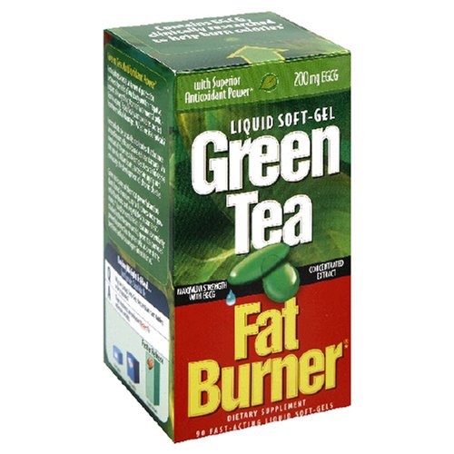 Applied Nutrition thé vert brûleur de graisse, la force maximale de 400 mg d'EGCG, à action rapide, 90 Liquide Soft-Gels (Pack de 2)