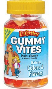 Critters Lil Gummy Bear, Vitamines 190-comte bouteilles (pack de 2)