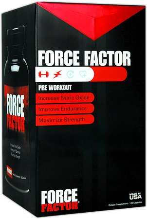 Force Factor Nitric Oxide Booster, bouteille 120ct (1 pièce - 1 bouteille)