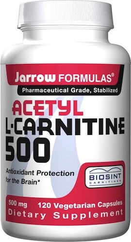 Jarrow Formulas Acetyl L-Carnitine 500mg, 120 capsules végétariennes