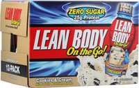 Lean Body Sur les cookies de RDT Go & Cream 14oz 12 bidons