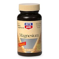 Magnésium Rite Aid naturel, 250 à 100 mg ea