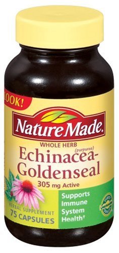 Nature Made Echinacea Hydraste 305mg, 75 capsules (Pack de 3)