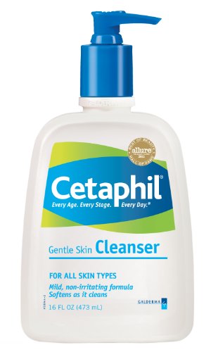 Nettoyant doux pour la peau Cetaphil, pour tous les types de peau, de 16 onces (Bouteilles Pack de 2)