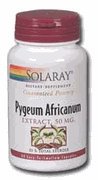 Solaray - Pygeum africanum (Extrait), 50 mg, 60 gélules