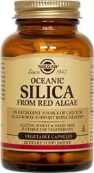 Solgar, silice Oceanic, 100 capsules végétales-Osteoporose