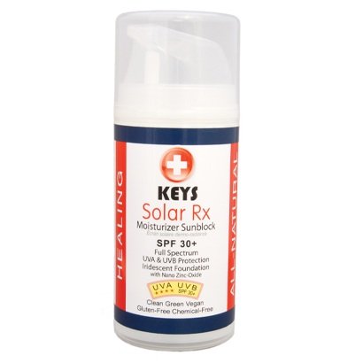 Touches solaire à large spectre Rx lotion FPS 30 Écran solaire 3,4 onces par Care clés