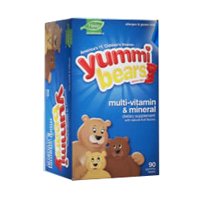 Yummi Bears Organics multivitamines, vitamines gommeux pour les enfants, 90-comte Bouteille