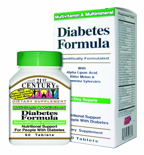 21st Century Diabetic Formula Tablets, 90-Count
