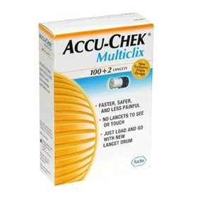 Accu-chek Multiclix Lancets By Roche Diagnostics - 102 Each
