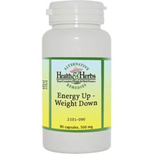 Alternative Energie et fines herbes remèdes énergie Jusqu'à Poids Bas, 90 capsules, 500 mg ea