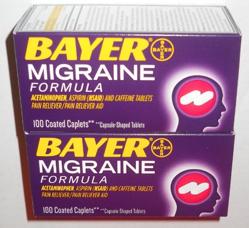 Bayer Migraine Formula, 100 Coated Caplets