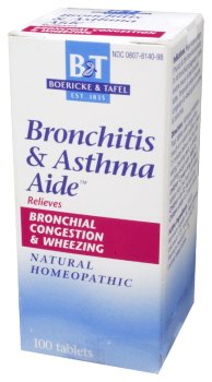 Boericke & Tafel - Bronchitis & Asthma Aide, 100 sublingual tablets